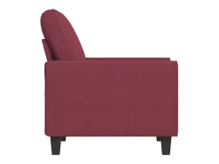 Poltrona 60 cm tecido vermelho tinto PT243655