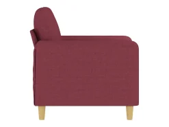 Poltrona 60 cm tecido vermelho tinto PT403758