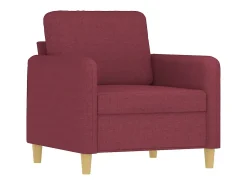 Poltrona 60 cm tecido vermelho tinto PT403758