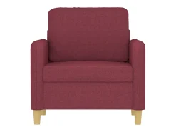 Poltrona 60 cm tecido vermelho tinto PT403758