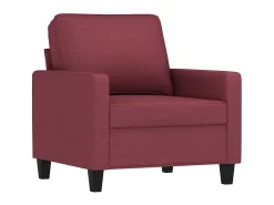Poltrona 60 cm tecido vermelho tinto PT624646