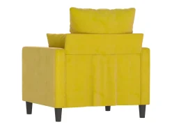 Poltrona 60 cm veludo amarelo PT422306