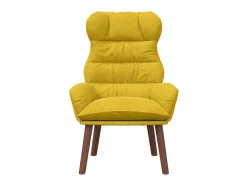 poltrona Amarelo 69 x 74 x 93 cm Veludo