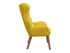 poltrona Amarelo 69 x 74 x 93 cm Veludo