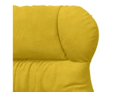 poltrona Amarelo 69 x 74 x 93 cm Veludo