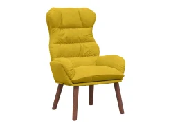 poltrona Amarelo 69 x 74 x 93 cm Veludo