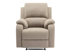 Poltrona articulada em microfibra cor taupe - BRODY