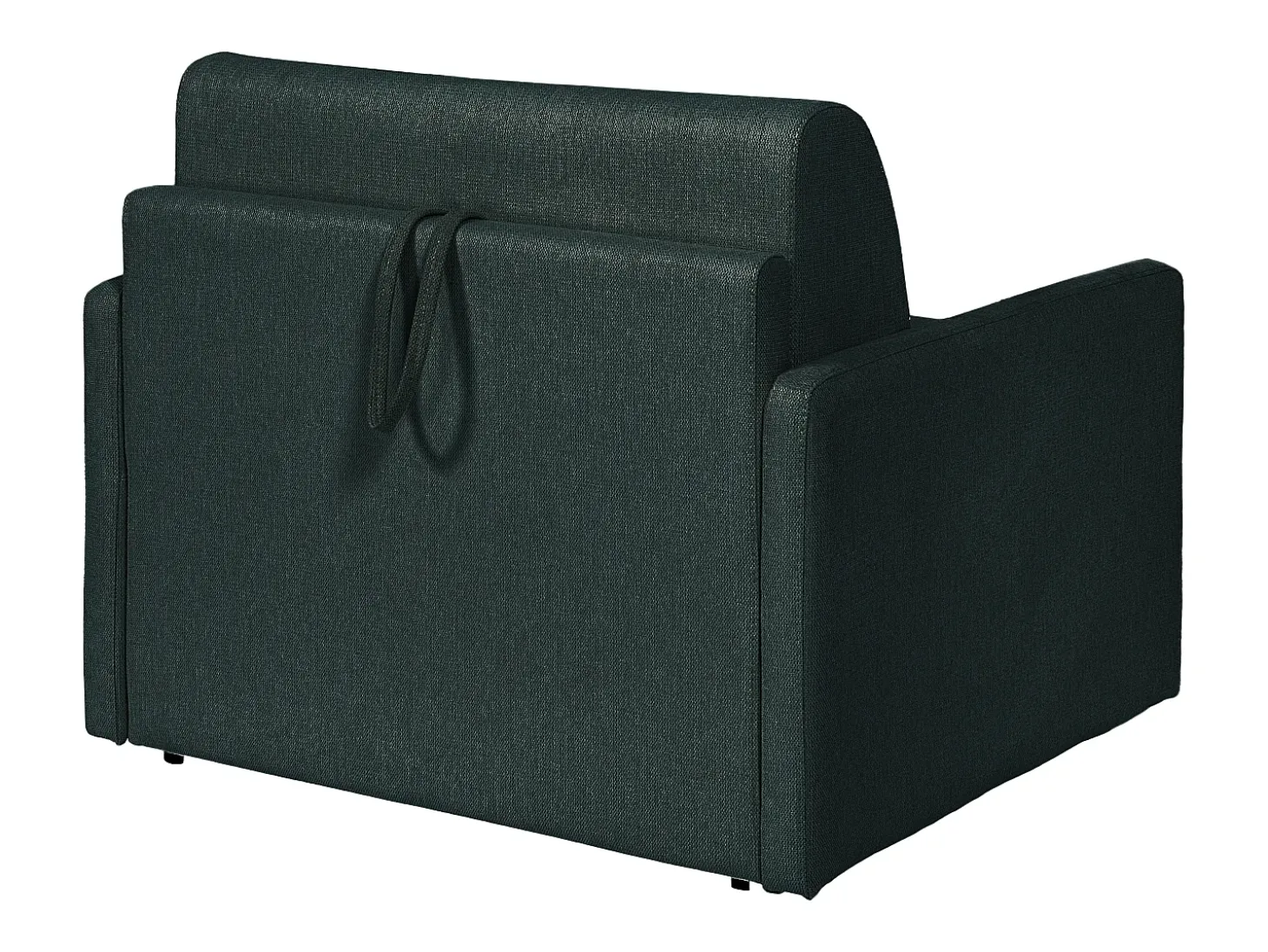 Poltrona cama express em tecido verde pinheiro - Dormir 100 cm - Colchão 14 cm - CALIFE