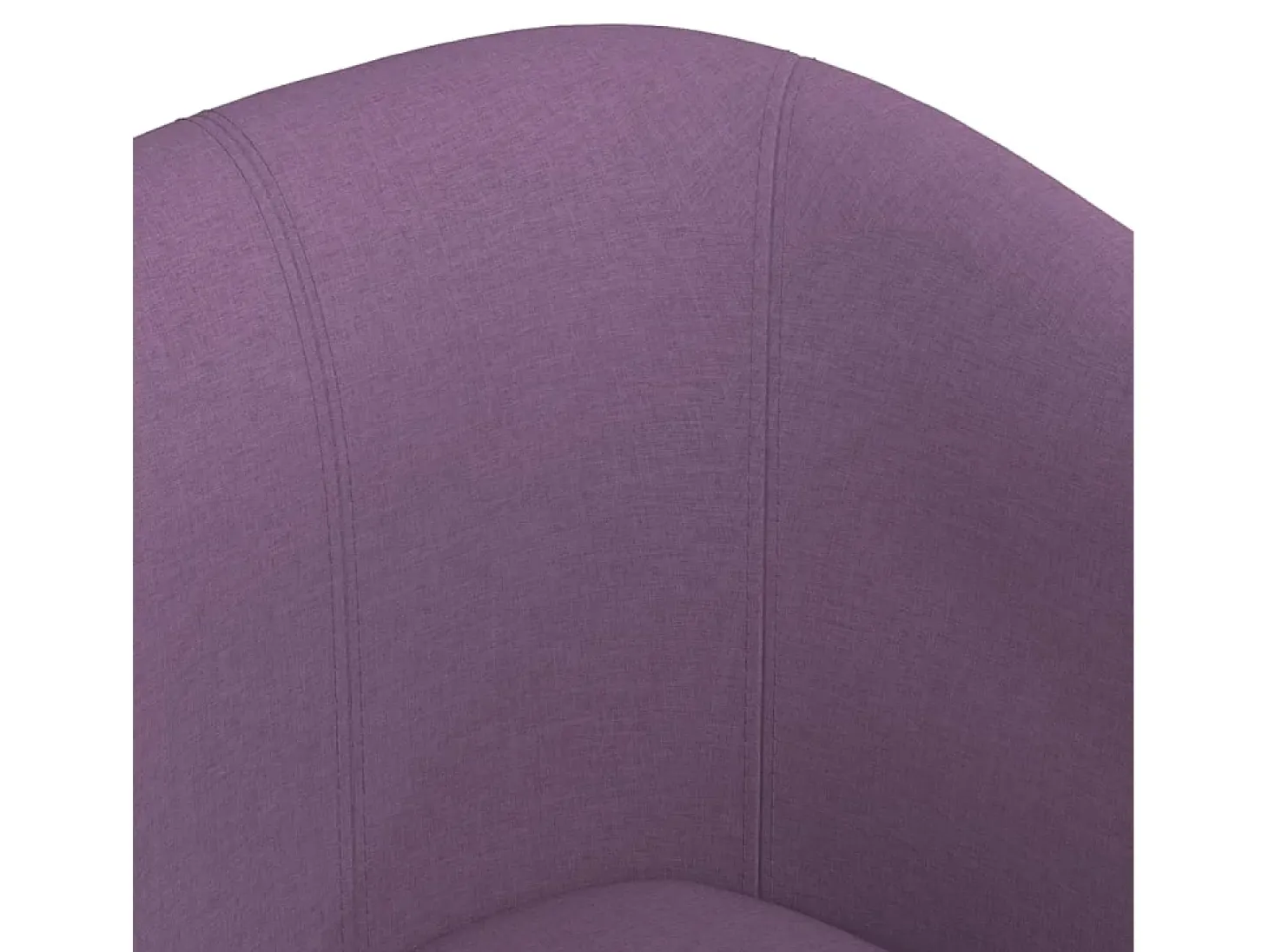 Poltrona com apoio de pés tecido roxo