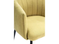 Poltrona com estrutura metálica e pernas 60x60 h81 cm