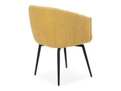 Poltrona com estrutura metálica e pernas 60x60 h81 cm