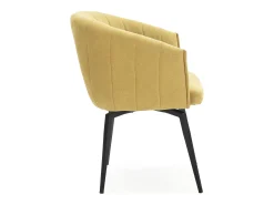 Poltrona com estrutura metálica e pernas 60x60 h81 cm