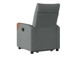 Poltrona Confortável | Poltrona reclinável elevatória tecido cinzento-escuro SHL757023