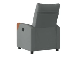 Poltrona Confortável | Poltrona reclinável elétrica tecido cinzento-escuro SHL998565