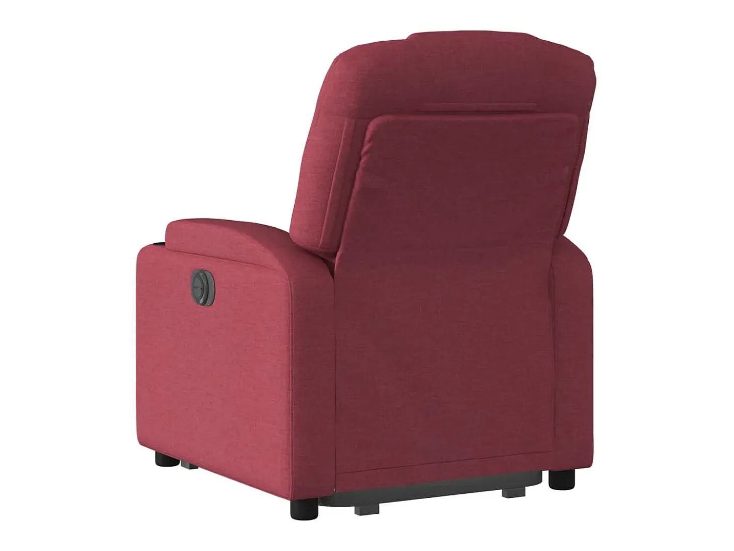 Poltrona Confortável | Poltrona reclinável elevatória tecido vermelho tinto SHL964713