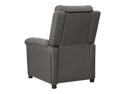 Poltrona Confortável | Poltrona reclinável elétrica tecido cinzento-escuro SHL769374
