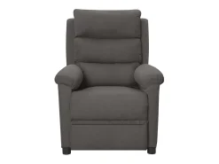 Poltrona Confortável | Poltrona reclinável elétrica tecido cinzento-escuro SHL769374