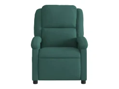 Poltrona Confortável | Poltrona reclinável elétrica veludo verde-escuro SHL545363