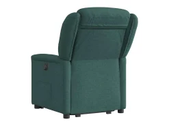 Poltrona Confortável | Poltrona reclinável elevatória tecido verde-escuro SHL667653