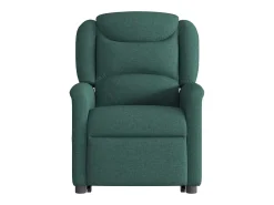 Poltrona Confortável | Poltrona reclinável elevatória tecido verde-escuro SHL667653