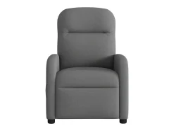 Poltrona Confortável | Poltrona reclinável elétrica tecido cinzento-escuro SHL816544