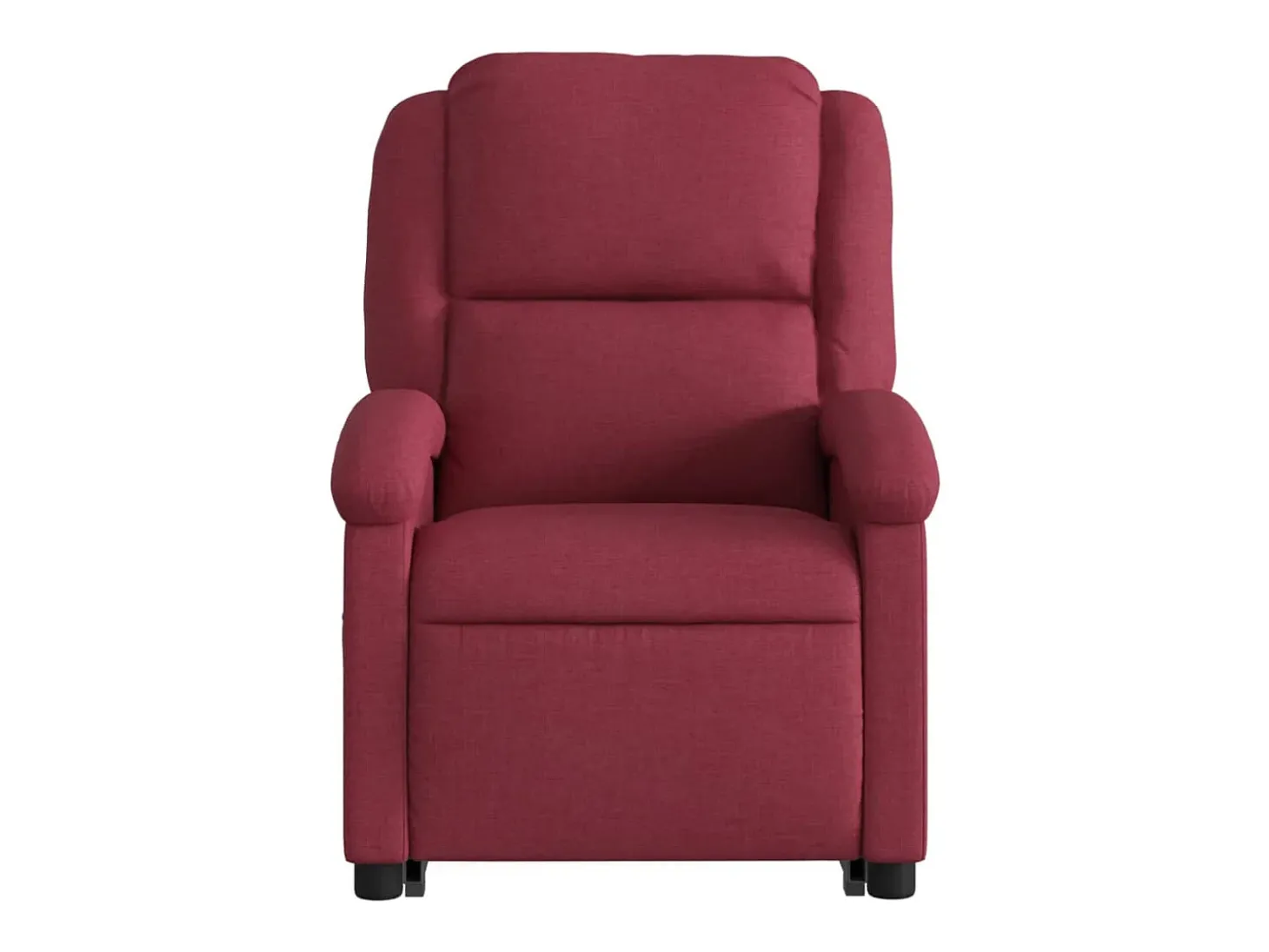 Poltrona Confortável | Poltrona reclinável elevatória tecido vermelho tinto SHL688330