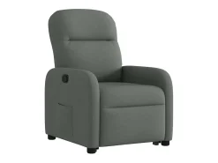 Poltrona Confortável | Poltrona reclinável elevatória tecido cinzento-escuro SHL366755
