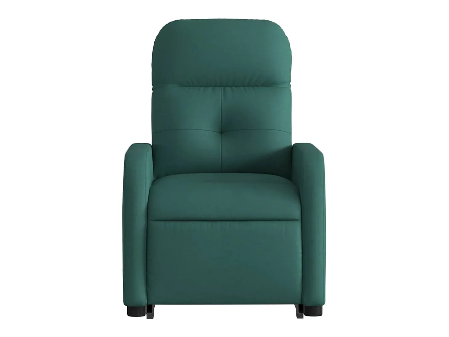 Poltrona Confortável | Poltrona reclinável elevatória tecido verde-escuro SHL940860