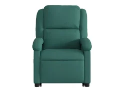 Poltrona Confortável | Poltrona reclinável elevatória tecido verde-escuro SHL828672