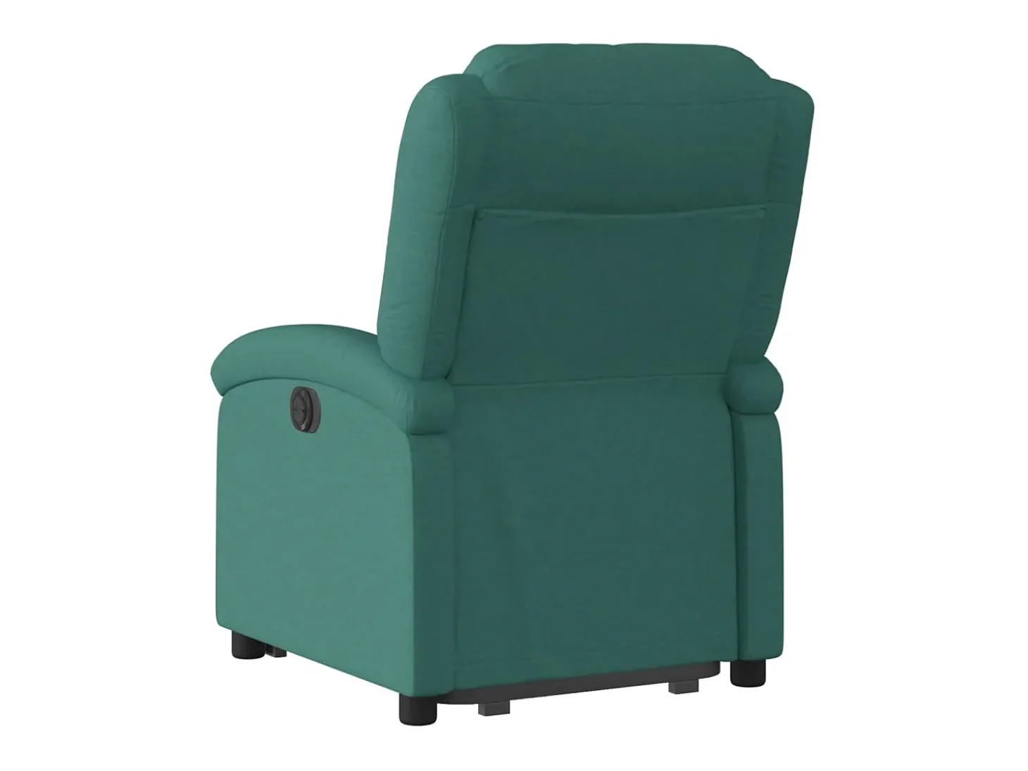 Poltrona Confortável | Poltrona reclinável elevatória tecido verde-escuro SHL828672