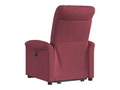Poltrona Confortável | Poltrona reclinável elevatória elétrica tecido vermelho-tinto SHL702008