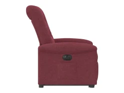 Poltrona Confortável | Poltrona reclinável elevatória elétrica tecido vermelho-tinto SHL702008