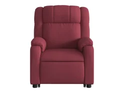 Poltrona Confortável | Poltrona reclinável elevatória tecido vermelho tinto SHL826248