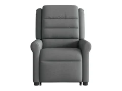 Poltrona Confortável | Poltrona reclinável elevatória elétrica tecido cinzento-escuro SHL778047