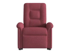Poltrona Confortável | Poltrona reclinável elevatória tecido vermelho tinto SHL934146