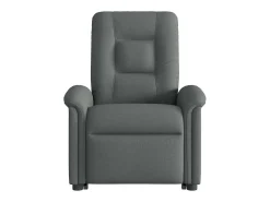 Poltrona Confortável | Poltrona reclinável elevatória elétrica tecido cinzento-escuro SHL134951