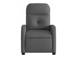 Poltrona Confortável | Poltrona reclinável elétrica tecido cinzento-escuro SHL636062