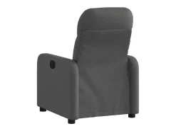 Poltrona Confortável | Poltrona reclinável elétrica tecido cinzento-escuro SHL636062