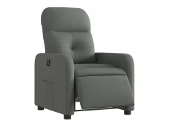 Poltrona Confortável | Poltrona reclinável elétrica tecido cinzento-escuro SHL636062