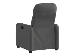 Poltrona Confortável | Poltrona reclinável elétrica tecido cinzento-escuro SHL636062