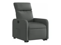Poltrona Confortável | Poltrona reclinável elevatória tecido cinzento-escuro SHL829170