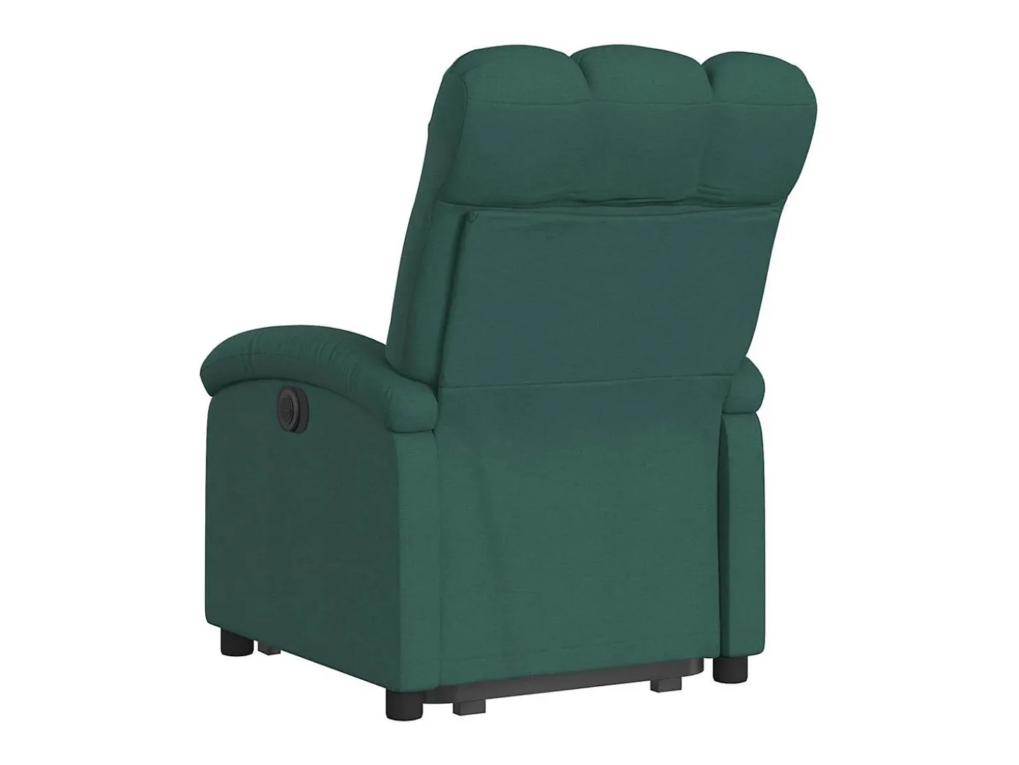 Poltrona Confortável | Poltrona reclinável elevatória tecido verde-escuro SHL813850