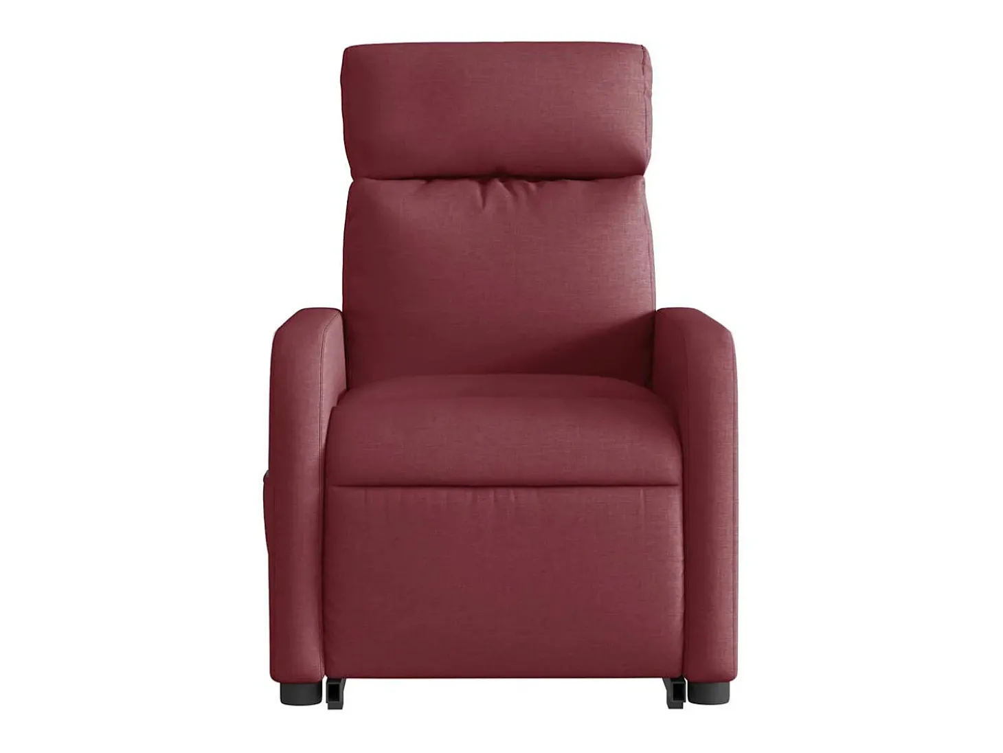 Poltrona Confortável | Poltrona reclinável elevatória tecido vermelho tinto SHL180014