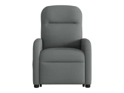 Poltrona Confortável | Poltrona reclinável elevatória elétrica tecido cinzento-escuro SHL578940