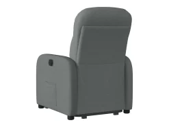 Poltrona Confortável | Poltrona reclinável elevatória elétrica tecido cinzento-escuro SHL578940