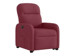 Poltrona Confortável | Poltrona reclinável elevatória elétrica tecido vermelho-tinto SHL975239