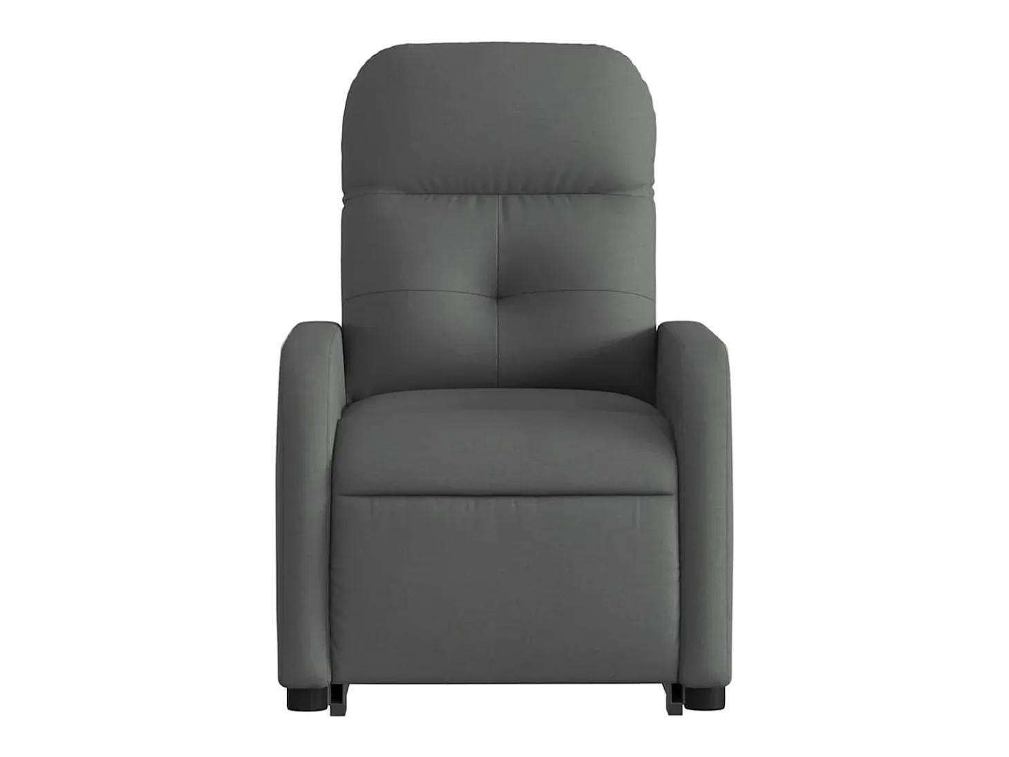 Poltrona Confortável | Poltrona reclinável elevatória tecido cinzento-escuro SHL561540