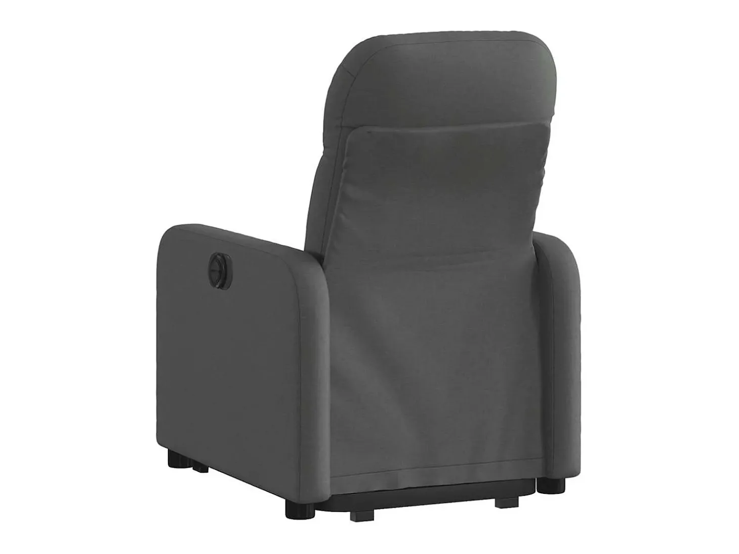 Poltrona Confortável | Poltrona reclinável elevatória tecido cinzento-escuro SHL561540