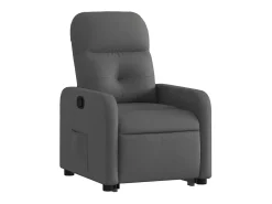 Poltrona Confortável | Poltrona reclinável elevatória tecido cinzento-escuro SHL561540