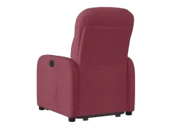 Poltrona Confortável | Poltrona reclinável elevatória tecido vermelho tinto SHL926403
